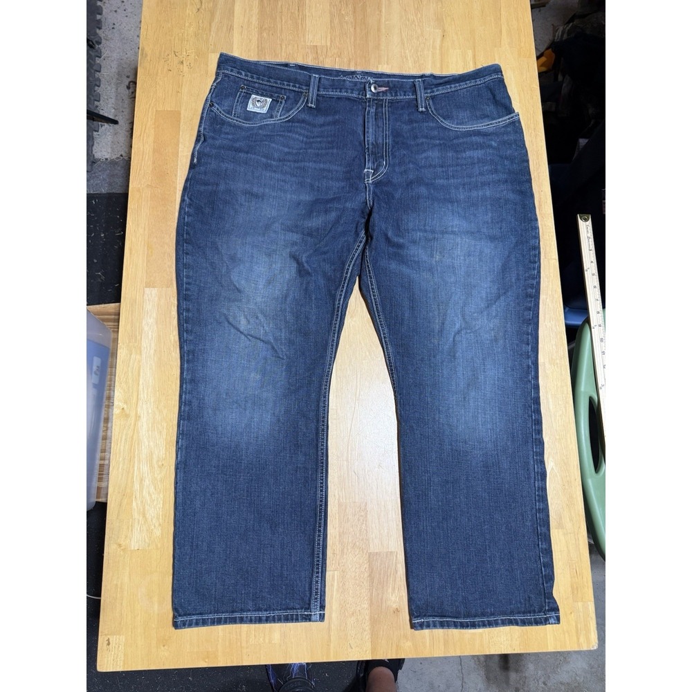 Cinch White Label Jeans Mens 44x30 Blue Relaxed Straight‎ Western Cowboy Denim